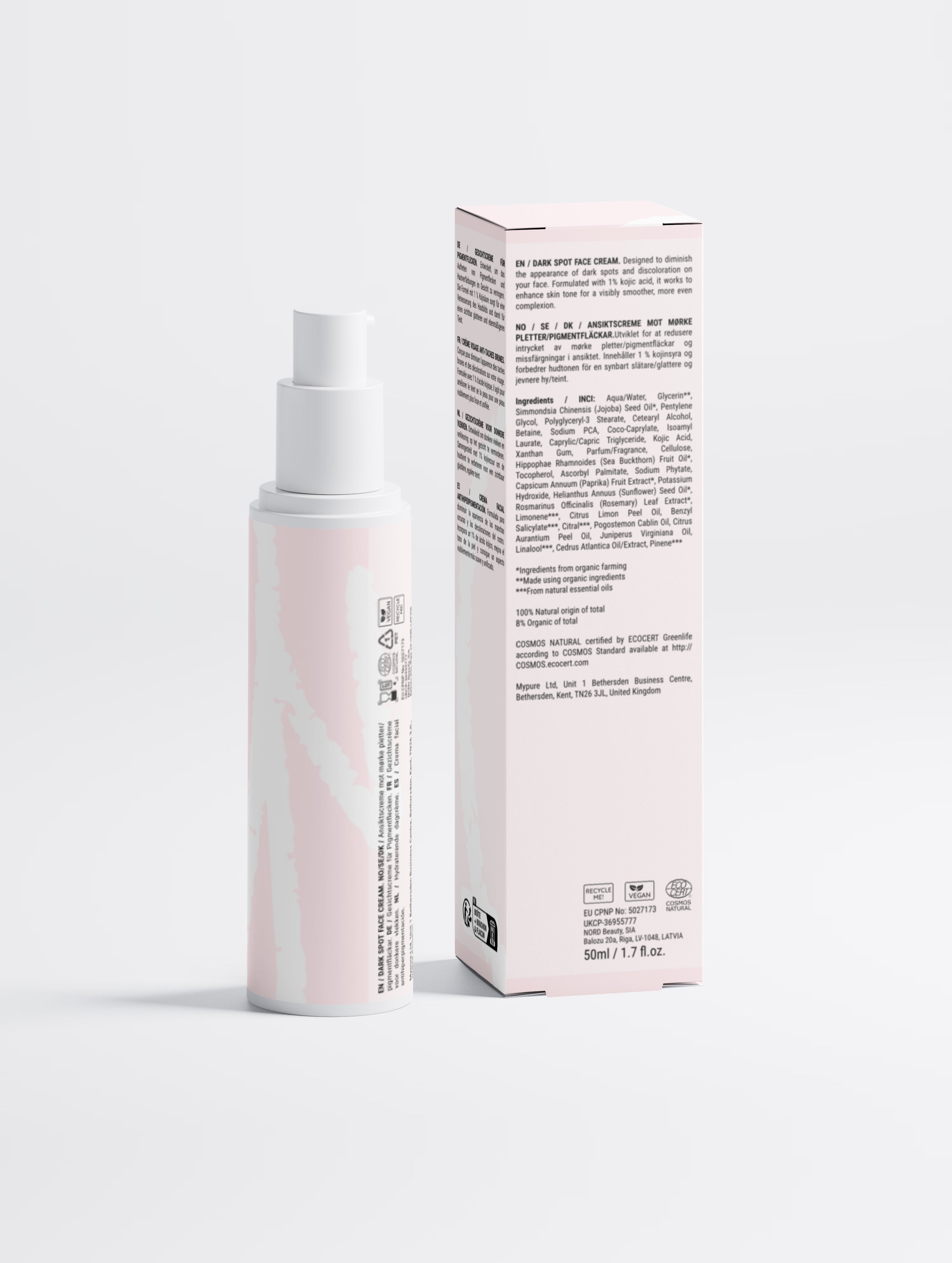 Dark Spot Face Cream with Kojic Acid