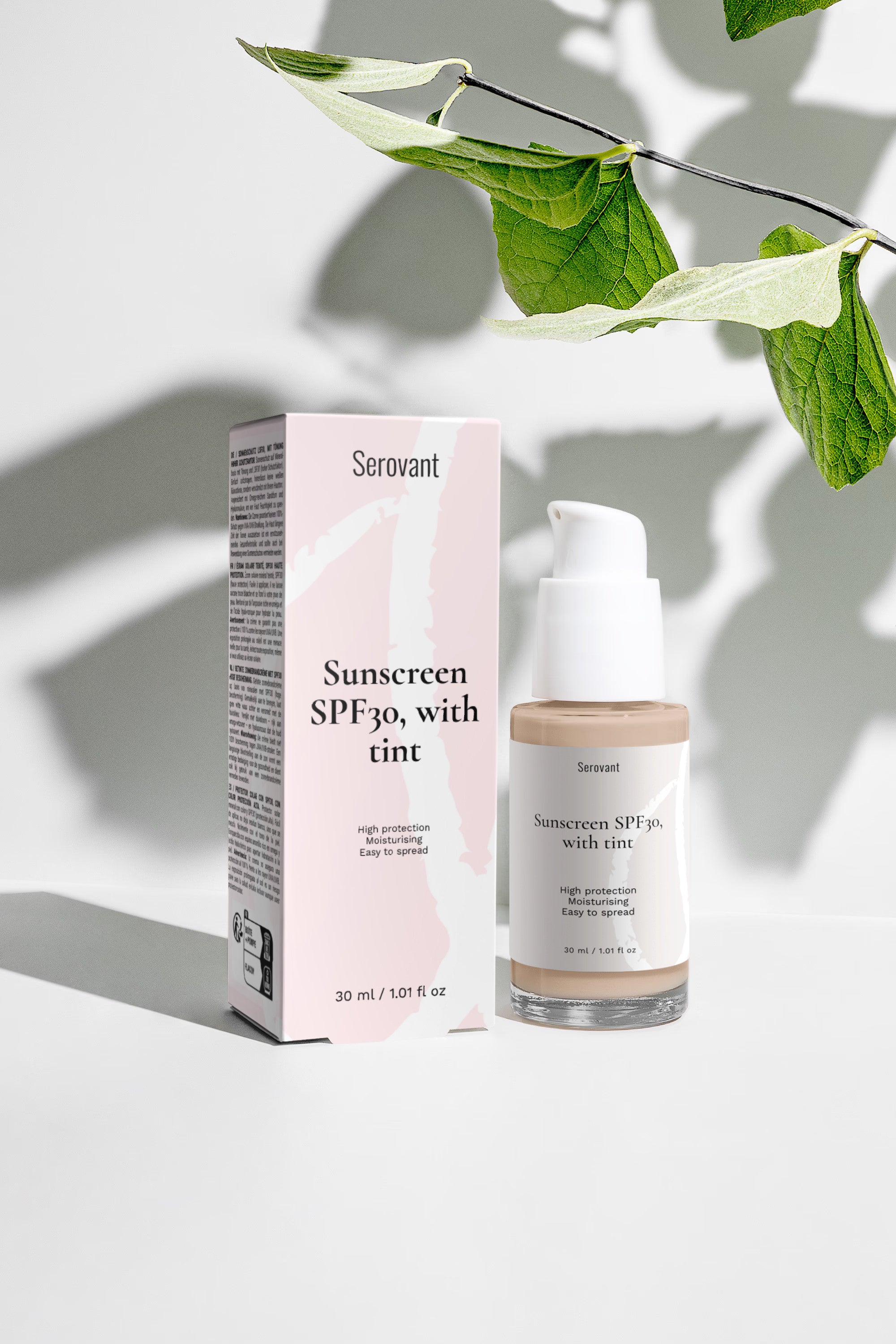 Sunscreen SPF30, with tint